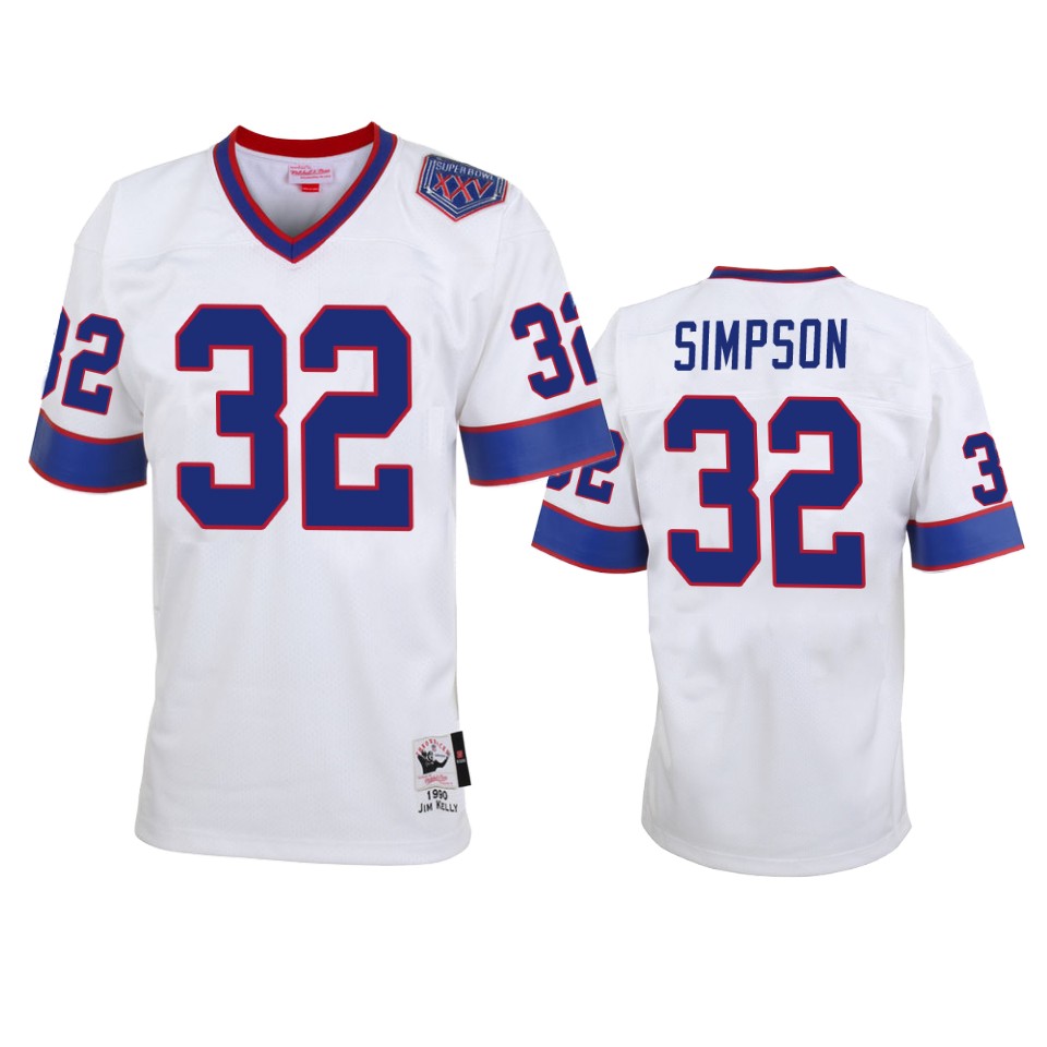 men white o. j. simpson jersey