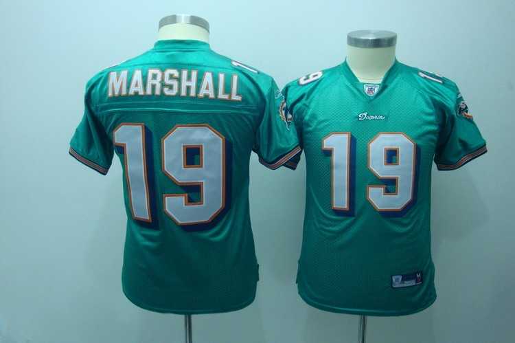 miami dolphins #19 brandon marshall green kids jerseys