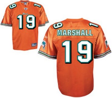 miami dolphins #19 brandon marshall youth orange jersey