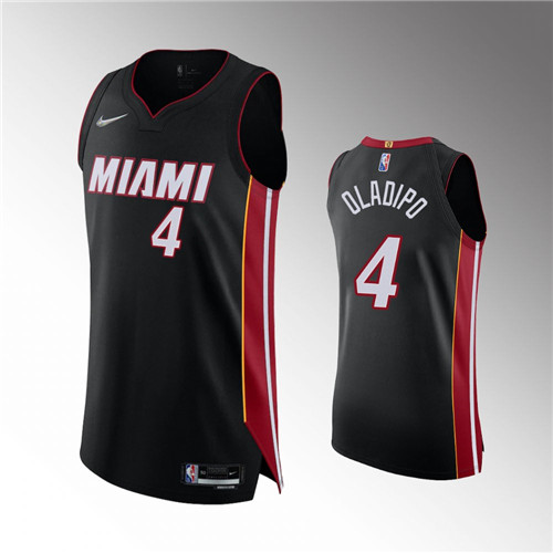 Miami Heat Victor Oladipo 75th Anniversary stitched Jersey #4