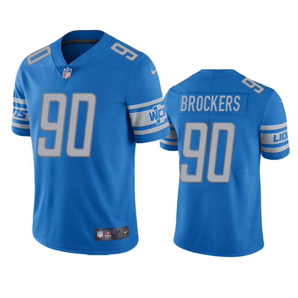 michael brockers lions jersey light blue vapor limited