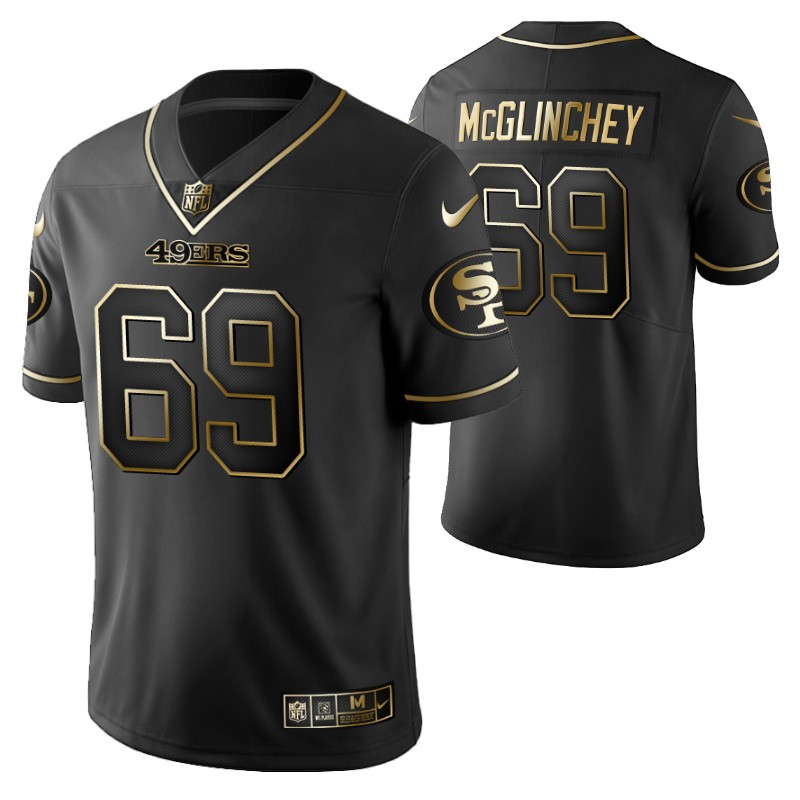 mike mcglinchey jersey golden edition men's stitched