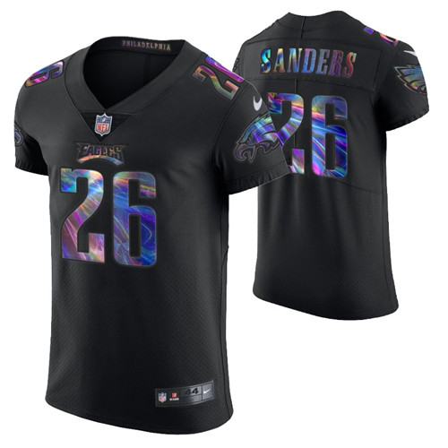 miles-sanders-vapor-elite-jersey-black-men's