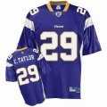 minnesota vikings #29 chester taylor premier team color jersey