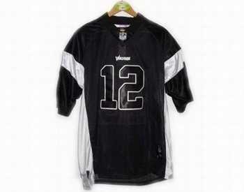 minnesota vikings 12 percy harvin black jersey