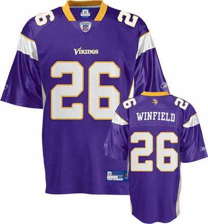 minnesota vikings 26 antoine winfield purple cheap jersey