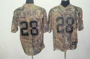 minnesota vikings 28 adrian peterson camo realltree jerseys