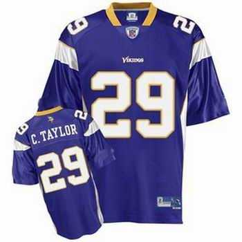 minnesota vikings 29 chester taylor purple color jersey
