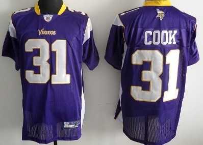 minnesota vikings 31 cook purple jersey