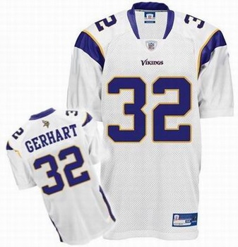 minnesota vikings 32 toby gerhart jersey white