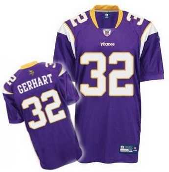 minnesota vikings 32 toby gerhart purple jerseys