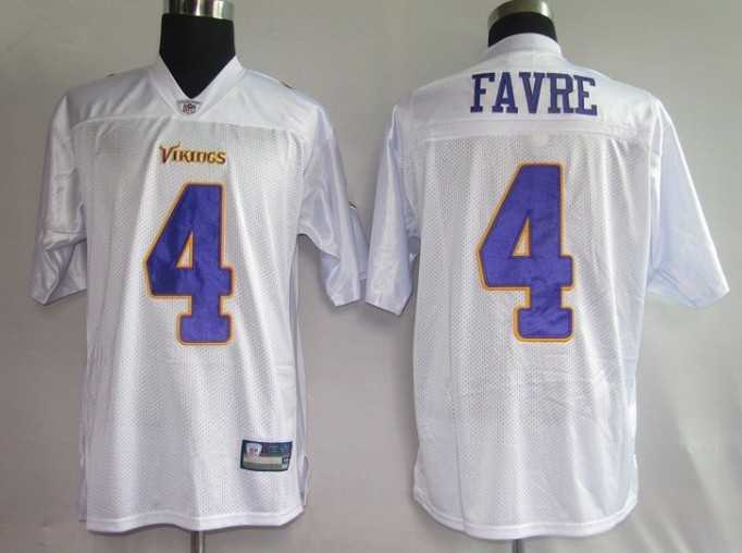 minnesota vikings 4 brett favre full white