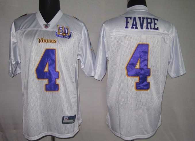 minnesota vikings 4 brett favre fullwhite [50th