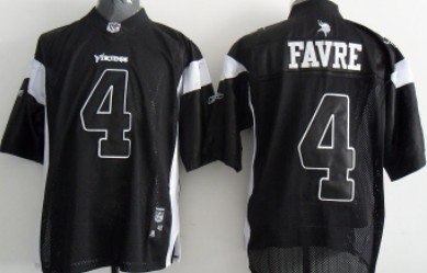 minnesota vikings 4 favre youth black jersey