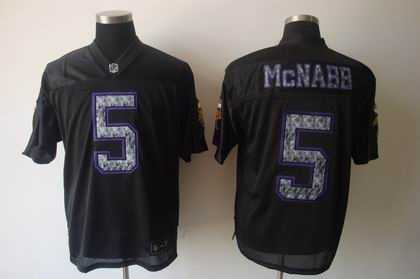 minnesota vikings 5 donovan mcnabb black sideline