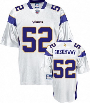 minnesota vikings 52 chad greenway white jerseys