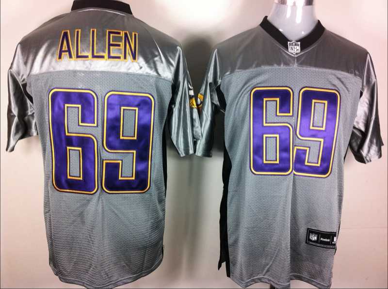 minnesota vikings 69 jared allen gray shadow jerseys
