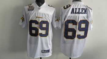 minnesota vikings 69 jared allen white jerseys
