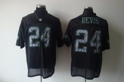 new york jets #24 darrelle revis black[2011 sideline united]