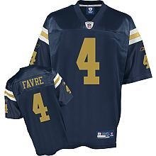 new york jets #4 brett favre blue jersey
