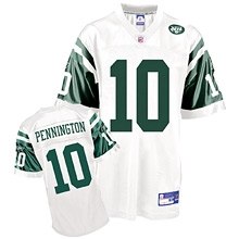 new york jets 10 chad pennington white jersey