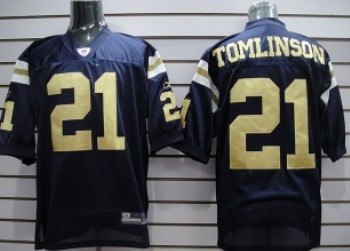 new york jets 21 ladainian tomlinson navy blue jersey