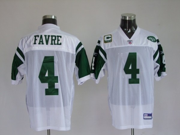 new york jets 4 brett favre white