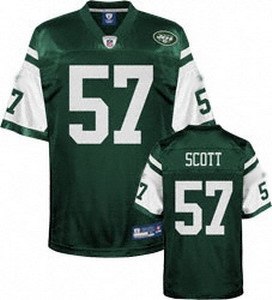 new york jets 57 bart scott green jersey