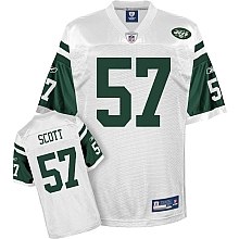 new york jets 57 bart scott white jersey