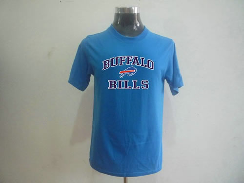 nfl buffalo bills big & tall heart & soul t-shirt light blue