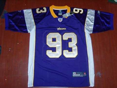 nfl equipment minnesota vikings &93 kevin williams purple