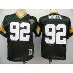 nfl green bay packers #92 white green[75th]