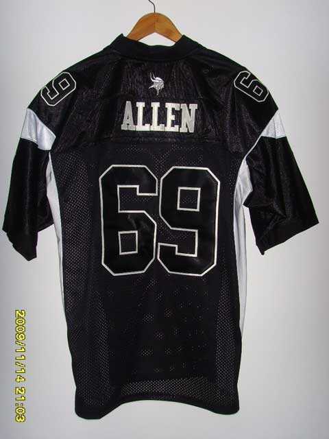 nfl jersey minnesota vikings 69& jared allen black