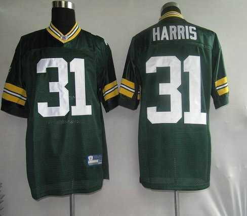 nfl jerseys green bay packers 31# harris green