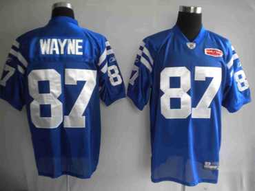 nfl jerseys indianapolis colts 87 reggie wayne blue[superbowl]
