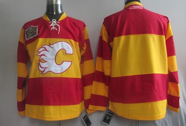 nhl calgary flames blank red