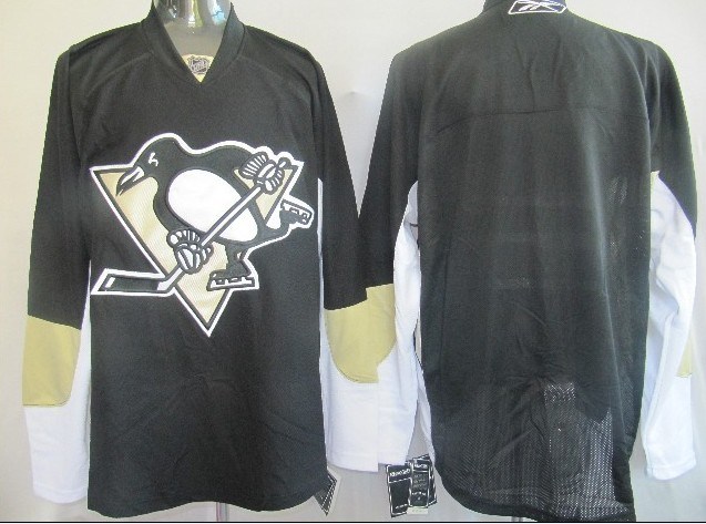 nhl jerseys pittsburgh penguins blank black jersey