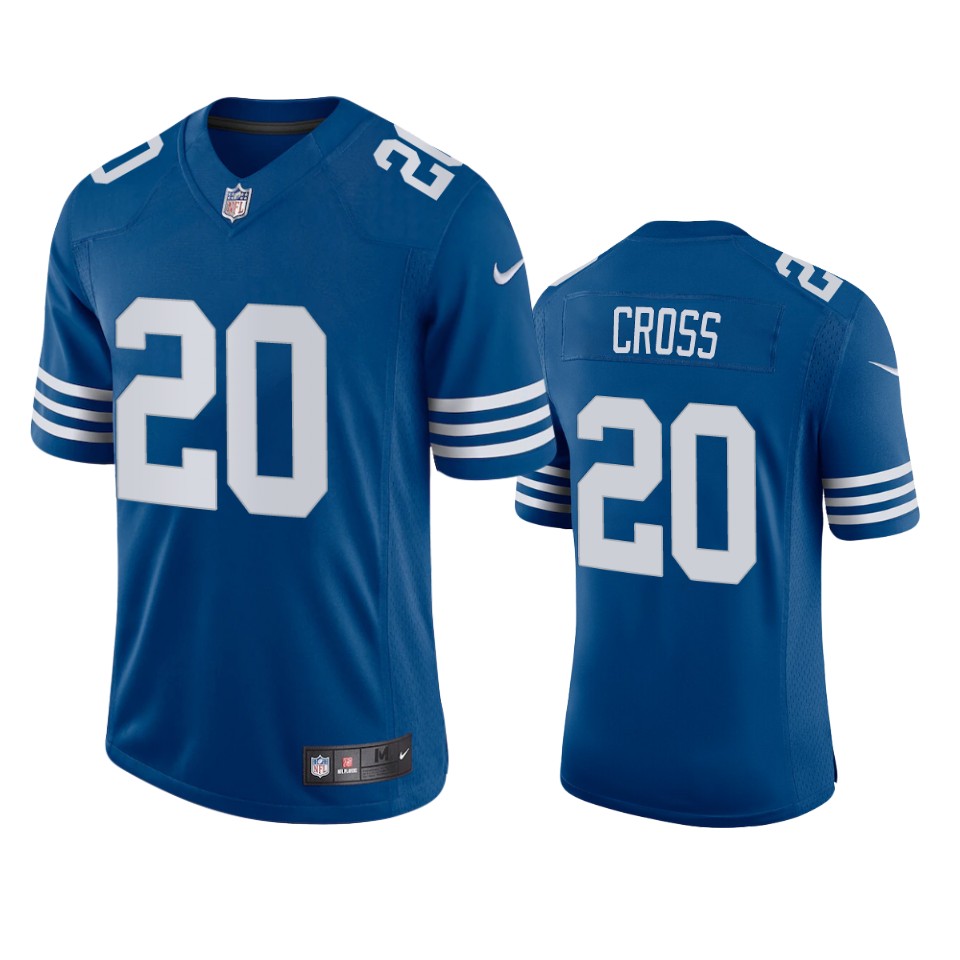 nick cross colts royal vapor jersey 0a