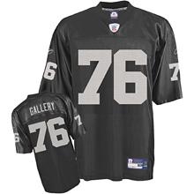 oakland raiders #76 robert gallery black jersey