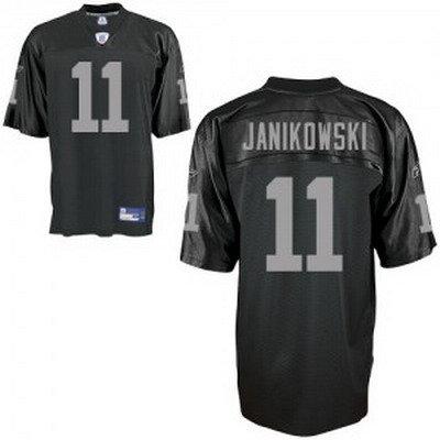 oakland raiders 11 janikowski black jerseys