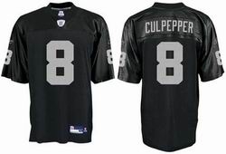 oakland raiders 8 culpepper black jerseys