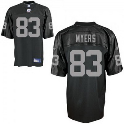 oakland raiders 83 myers black jerseys