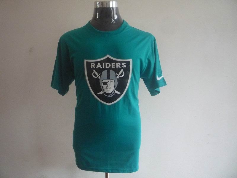 oakland raiders sideline legend authentic logo dri-fit t-shirt green