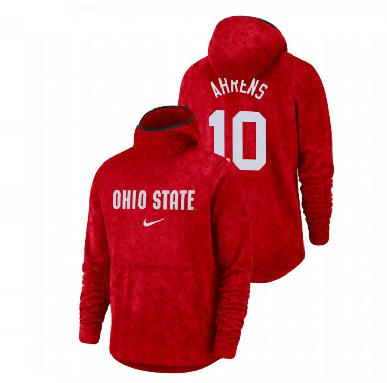 ohio state 10 AHRENS hoodie