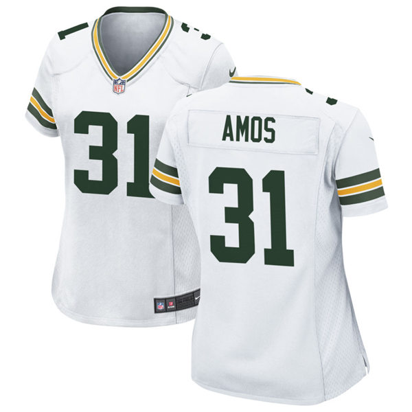 omens Green Bay Packers #31 Adrian Amos Nike White Limited Jersey