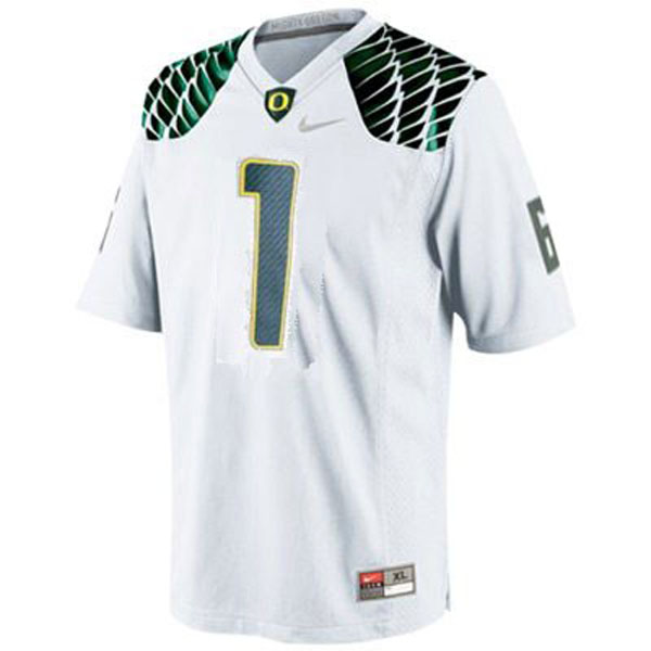 oregon ducks 1 josh huff white football youth jersey