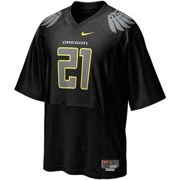 oregon ducks 21 lamichael james black football jersey