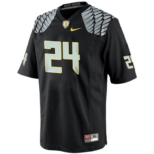 oregon ducks 24 kenjon barner black football jersey