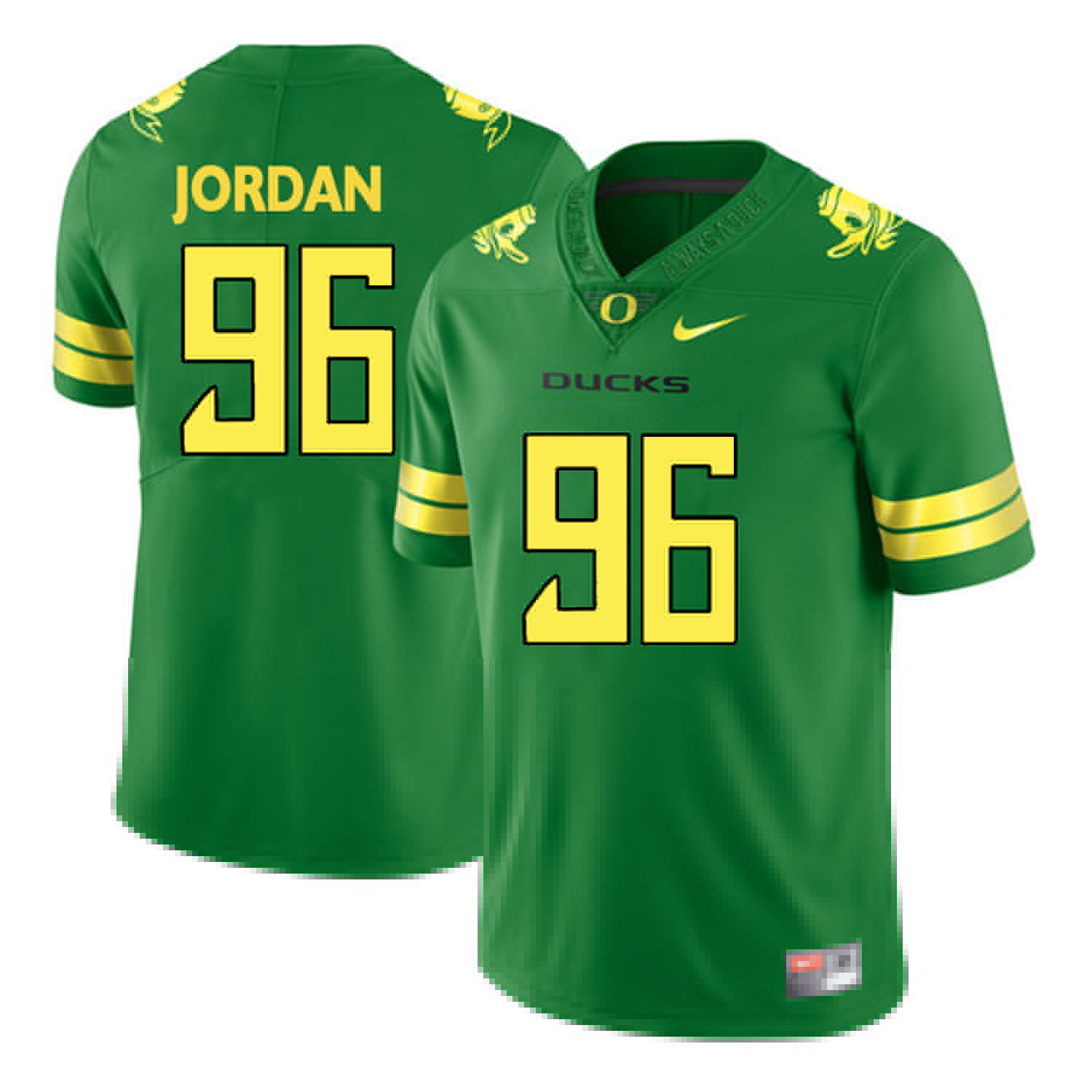 oregon ducks apple green dion jordan college football portrait jersey