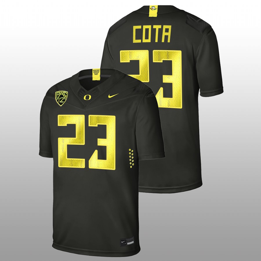 oregon ducks chase cota black college football men jersey